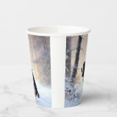 English Springer Spanier Let It Snow Christmas Pappbecher (Links)