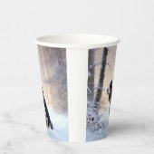 English Springer Spanier Let It Snow Christmas Pappbecher (Rechts)