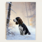 English Springer Spanier Let It Snow Christmas Planer (Vorderseite)