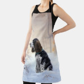 English Springer Spanier Let It Snow Christmas Schürze (InSitu)