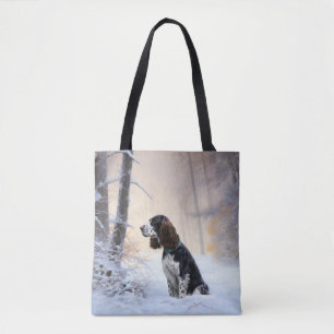 English Springer Spanier Let It Snow Christmas Tasche