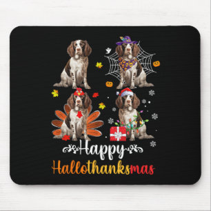 English Springer Spanier Lover Halloween Weihnacht Mousepad
