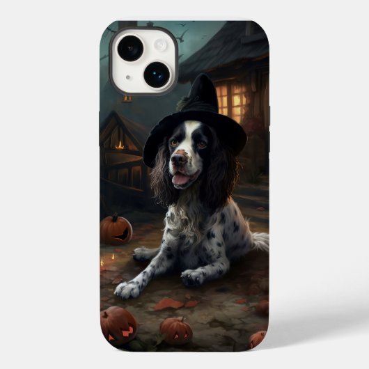 English Springer Spanier Pumpkins Halloween Beängs Case-Mate iPhone Hülle (Rückseite)