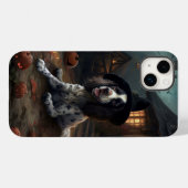 English Springer Spanier Pumpkins Halloween Beängs Case-Mate iPhone Hülle (Rückseite (Horizontal))