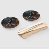 English Springer Spanier Pumpkins Halloween Beängs Fächer (Non-assembled)