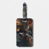 English Springer Spanier Pumpkins Halloween Beängs Gepäckanhänger (Rückseite vertikal)