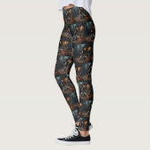 English Springer Spanier Pumpkins Halloween Beängs Leggings (Links)