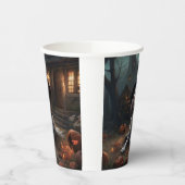 English Springer Spanier Pumpkins Halloween Beängs Pappbecher (Links)