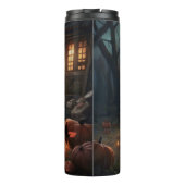 English Springer Spanier Pumpkins Halloween Beängs Thermosbecher (Rückseite)