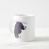 English Springer Spanier Vater 2 Kaffeetasse (Vorderseite Links)