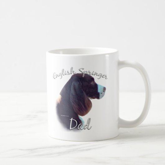 English Springer Spanier Vater 2 Kaffeetasse (Rechts)