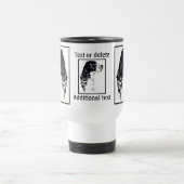 English Springer Spanier Vintag Art Personalisiert Reisebecher (Mittel)