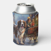 English Springer Spanier Weihnachtsfeiertage Dosenkühler (Kanne Rückseite)