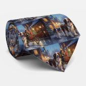 English Springer Spanier Weihnachtsfeiertage Krawatte (Gerollt)