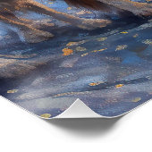 English Springer Spanier Weihnachtsfeiertage Poster (Ecke)