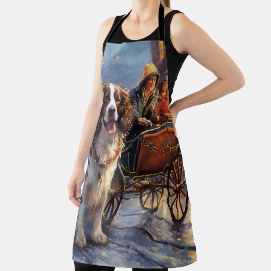 English Springer Spanier Weihnachtsfeiertage Schürze (InSitu)