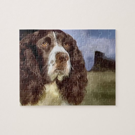 English Springer Spanisch Art Puzzle (Horizontal)