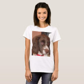 English_Springer_Spanisch lw Welpe T-Shirt (Vorne ganz)