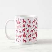English Springer Spanisch Weihnachtsdesign Kaffeetasse (Links)
