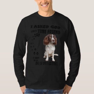 English Springer Spanisch Zitat Mama Vater Print, T-Shirt