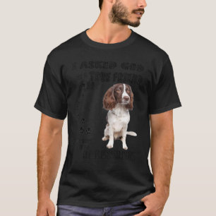 English Springer Spanisch Zitat Mama Vater Print, T-Shirt