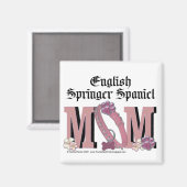 English Springer Spanische MAMA Magnet (Vorderseite/Rückseite)