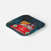 English Springer Spanischer Hund Car Beängstigend Pappteller (Gewinkelt)