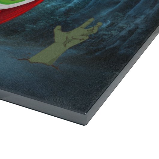 English Springer Spanischer Hund Car Beängstigend  Schneidebrett (Ecke)