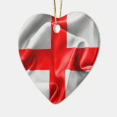 English St Georges Cross Flag Keramikornament (Links)