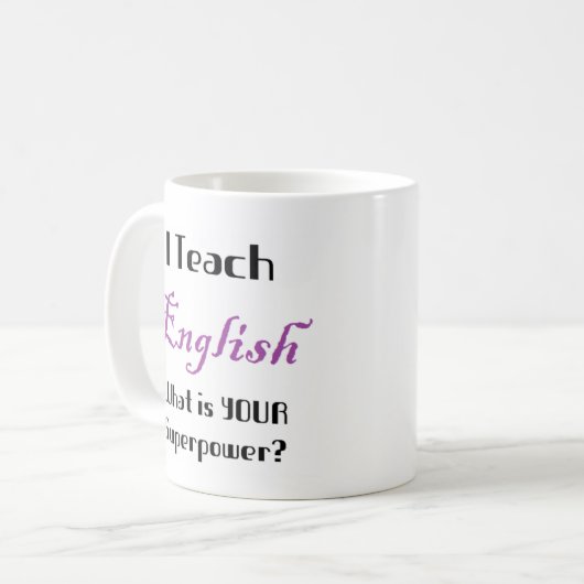 english teach kaffeetasse (Vorderseite Links)