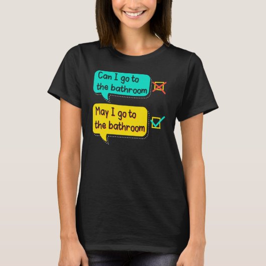 English Teacher Grammar Teaching School Grammarian T-Shirt (Vorderseite)