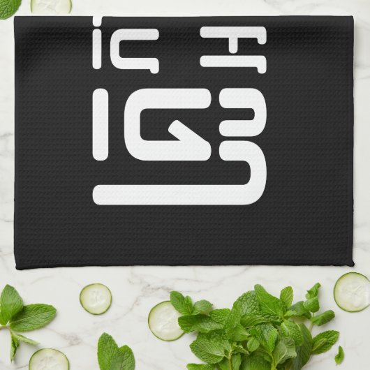 English Teacher Ō Khmer Language Script □ Geschirrtuch (Gefaltet)