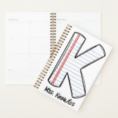 English Teacher Planner with Notebook Initial Planer (Anzeige)