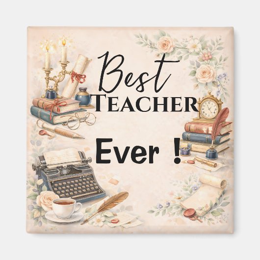 English Teacher Thank You Gift End of School Year Magnet (Vorne)