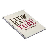 English Teacher Typography Design Notizblock (Rechte Seite)