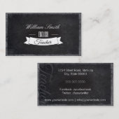 English Teacher Visitenkarte (Vorne/Hinten)