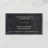 English Teacher Visitenkarte (Rückseite)