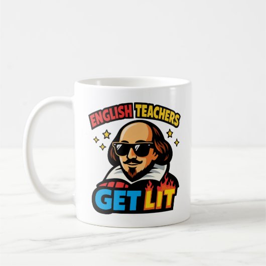 English Teachers Get Lit  Kaffeetasse (Links)