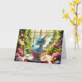 English Tee Dragon Karte (Gelbe Blume)