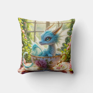 English Tee Dragon Pillow Kissen