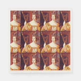 English Tee Party Queen Victoria Paper Napkins Serviette
