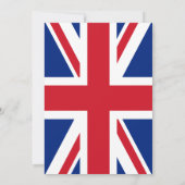 English Theme 50. Geburtstagsparty Einladung (Rückseite)