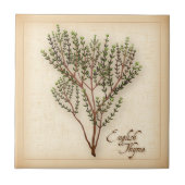 English Thyme Herb Fliese (Vorderseite)
