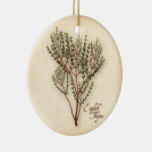English Thyme Herb Keramikornament (Rechts)