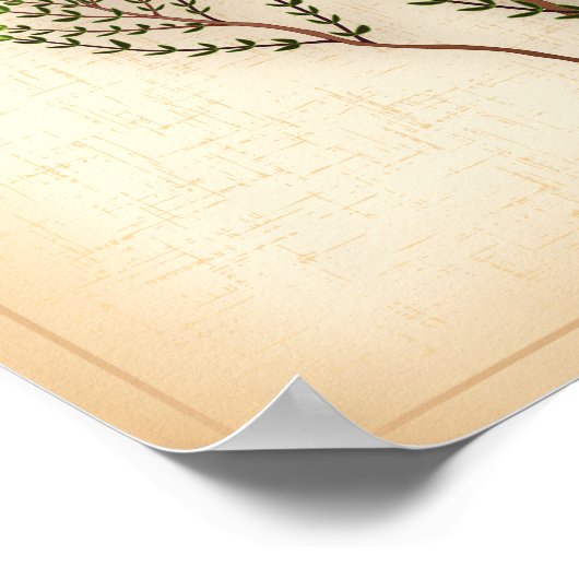 English Thyme Herb Poster (Ecke)