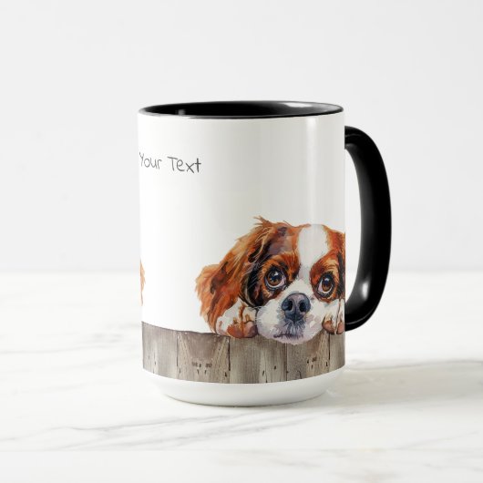 English Toy Spanel Dog Tasse (VorderseiteRechts)