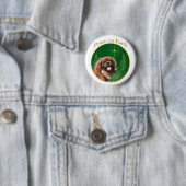 English Toy Spanel Peace Button (Beispiel)