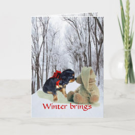 English Toy Spanel Weihnachten