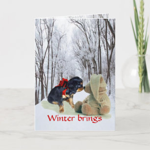 English Toy Spanel Weihnachten