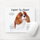 English Toy Spaniel (blenheim) Historisches Design Mousepad (Mit Mouse)